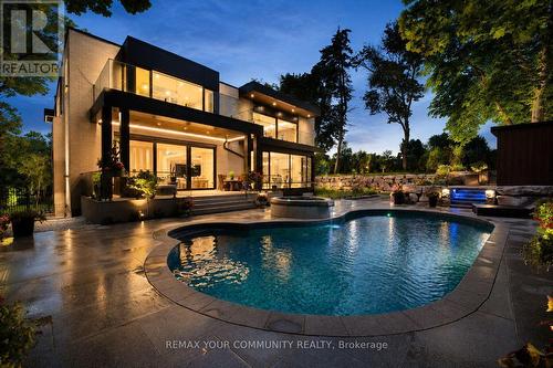 35 Riverside Boulevard, Vaughan, ON - Outdoor With In Ground Pool