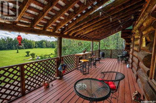 South Sask River Front Acreage, Prince Albert Rm No. 461, SK - Outdoor With Deck Patio Veranda With Exterior