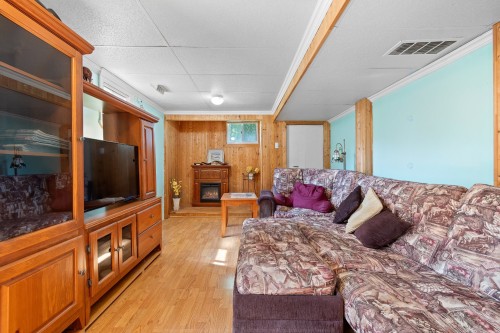 Salle familiale - 1064 Route 148, Litchfield, QC - Indoor Photo Showing Living Room With Fireplace