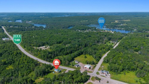 Photo aérienne - 1064 Route 148, Litchfield, QC - Outdoor With View