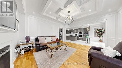 145 Courvier Crescent, Clarington, ON - Indoor Photo Showing Living Room With Fireplace