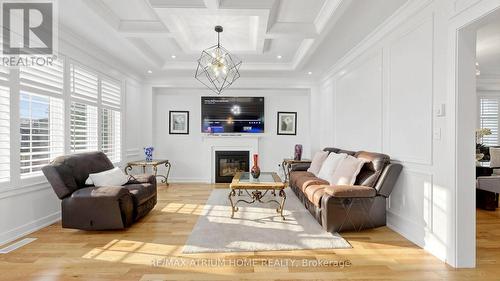 145 Courvier Crescent, Clarington, ON - Indoor Photo Showing Living Room With Fireplace