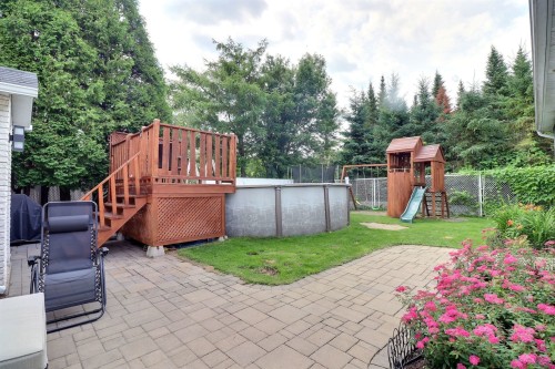 Cour - 720 Route Du Lac O., Alma, QC - Outdoor With Above Ground Pool