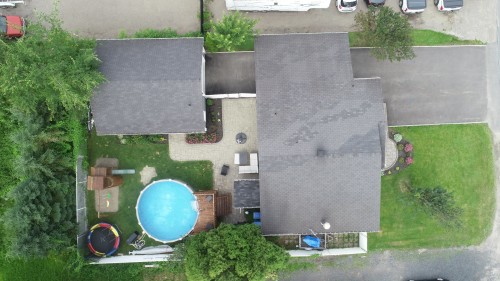 Photo aérienne - 720 Route Du Lac O., Alma, QC - Outdoor With Above Ground Pool