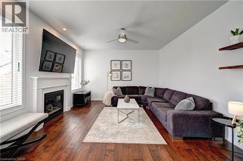 222 Baldwin Drive, Cambridge, ON - Indoor Photo Showing Living Room With Fireplace