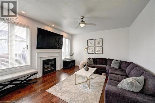 222 Baldwin Drive, Cambridge, ON - Indoor Photo Showing Living Room With Fireplace
