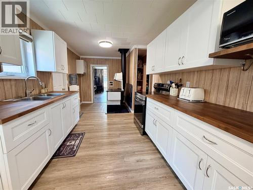 691 Joseph Crescent, Cochin, SK - Indoor Photo Showing Kitchen With Double Sink