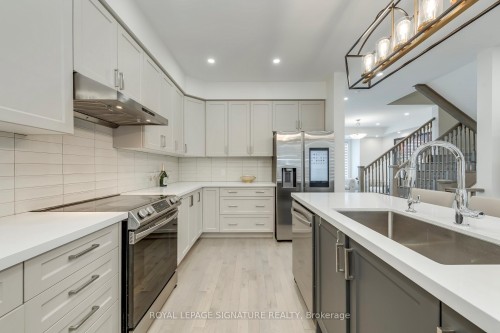 21 Kohn Lane, Markham, ON - Indoor Photo Showing Kitchen With Upgraded Kitchen