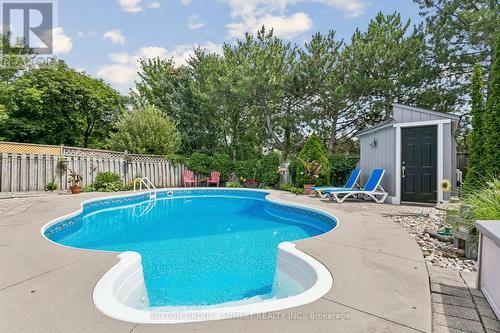 3176 Dovetail Mews, Mississauga, ON - Outdoor With In Ground Pool With Deck Patio Veranda With Backyard