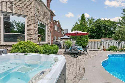 3176 Dovetail Mews, Mississauga, ON - Outdoor With In Ground Pool With Deck Patio Veranda