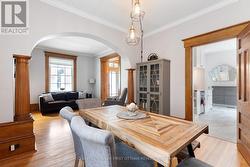Dining room open to living room and kitchen - 