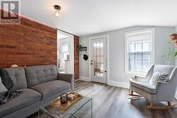 Off kitchen is familyroom & garden door to deck - 