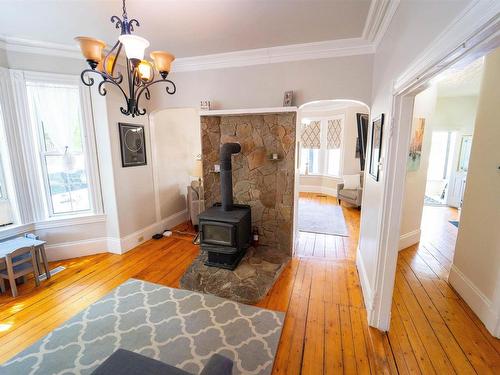 42 Victoria Street, Amherst, NS - Indoor With Fireplace