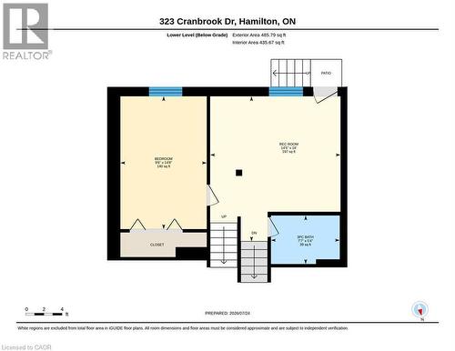 Floor plan - 323 Cranbrook Drive, Hamilton, ON - Other