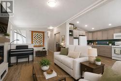 Virtually Staged Living Room - 