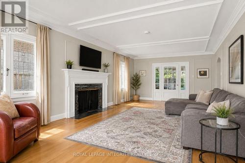Tenant's belongings virtually removed - 84 Riverdale Avenue, Ottawa, ON - Indoor Photo Showing Living Room With Fireplace
