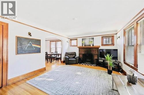 1596 Victoria, Windsor, ON - Indoor With Fireplace