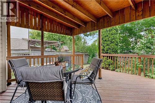 102 Chateau Crescent, Cambridge, ON - Outdoor With Deck Patio Veranda