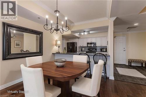 391 Plains Road E Unit# 412, Burlington, ON - Indoor Photo Showing Dining Room