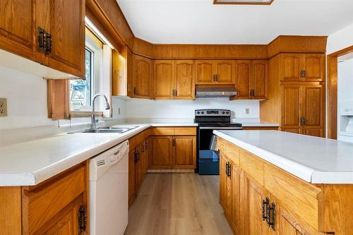 64 Simkin Drive, Winnipeg, MB - Indoor Photo Showing Kitchen With Double Sink