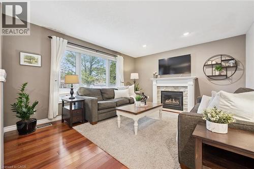 17 Carroll Crescent, Guelph, ON - Indoor Photo Showing Living Room With Fireplace