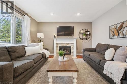 17 Carroll Crescent, Guelph, ON - Indoor Photo Showing Living Room With Fireplace