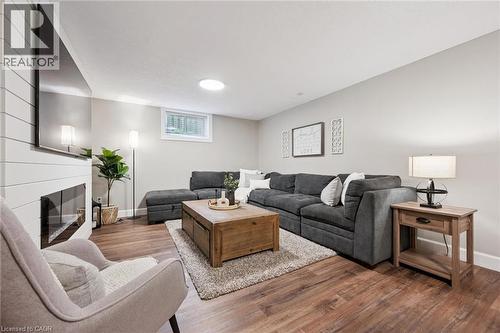 17 Carroll Crescent, Guelph, ON - Indoor Photo Showing Living Room With Fireplace