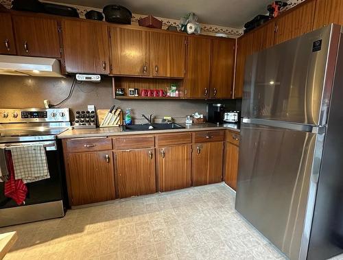 579 Simon Fraser Drive, Thunder Bay, ON - Indoor Photo Showing Kitchen With Double Sink
