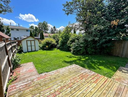 579 Simon Fraser Drive, Thunder Bay, ON - Outdoor With Deck Patio Veranda With Backyard