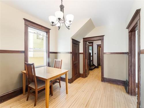 529 Sherburn St, Winnipeg, MB - Indoor Photo Showing Dining Room