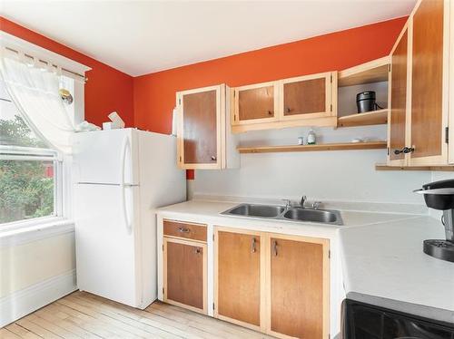 529 Sherburn St, Winnipeg, MB - Indoor Photo Showing Kitchen With Double Sink