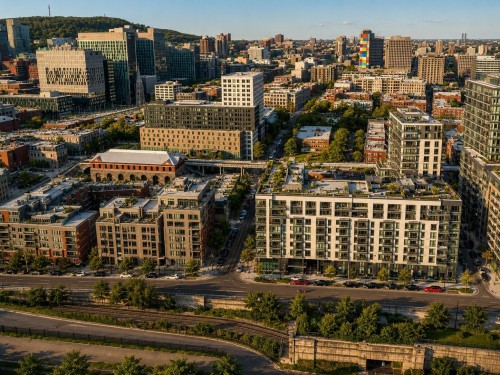 Aerial View - 901-801 Rue De La Commune E., Montréal (Ville-Marie), QC - Outdoor With View