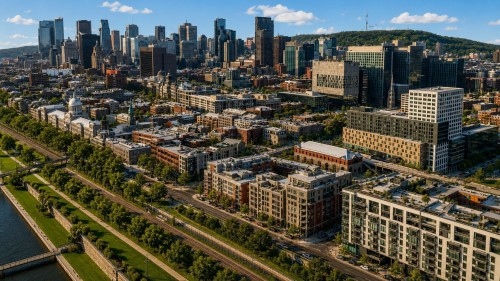 Aerial View - 901-801 Rue De La Commune E., Montréal (Ville-Marie), QC - Outdoor With View