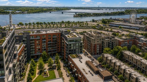 Aerial View - 901-801 Rue De La Commune E., Montréal (Ville-Marie), QC - Outdoor With Body Of Water With View