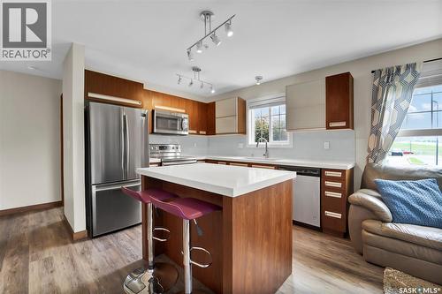 102 110 Phelps Way, Saskatoon, SK - Indoor Photo Showing Kitchen With Stainless Steel Kitchen