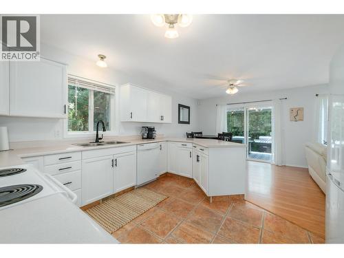 110 Wyndham Crescent, Kelowna, BC - Indoor Photo Showing Kitchen With Double Sink
