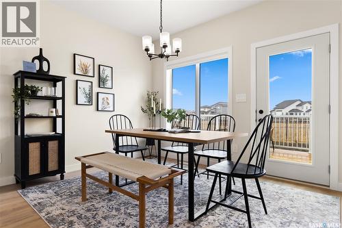 595 Cockcroft Court, Saskatoon, SK - Indoor Photo Showing Dining Room