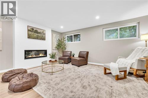 465 Greendale Drive, Windsor, ON - Indoor With Fireplace