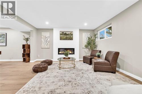 465 Greendale Drive, Windsor, ON - Indoor With Fireplace