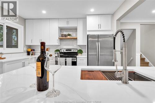 465 Greendale Drive, Windsor, ON - Indoor Photo Showing Kitchen With Double Sink