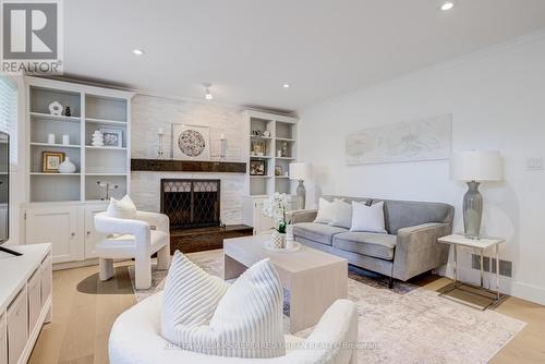 5171 Mulberry Drive, Burlington, ON - Indoor Photo Showing Living Room With Fireplace