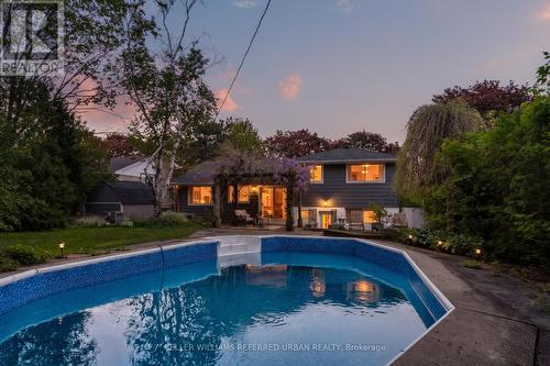 5171 Mulberry Drive, Burlington, ON - Outdoor With In Ground Pool With Backyard