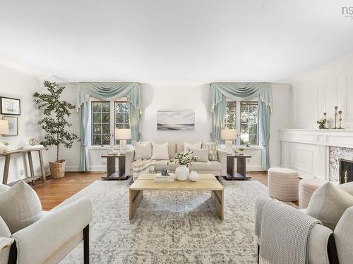 45 Longworth Avenue, Truro, NS - Indoor Photo Showing Living Room With Fireplace