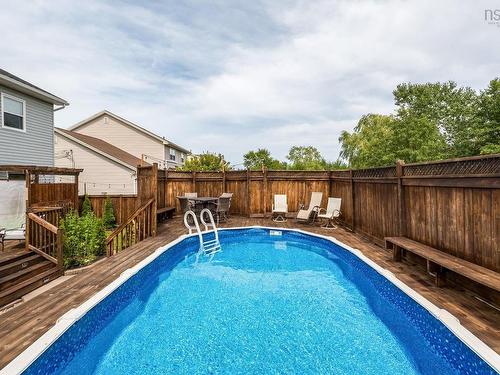 37 Pearl Drive, Colby, NS - Outdoor With Above Ground Pool With Backyard
