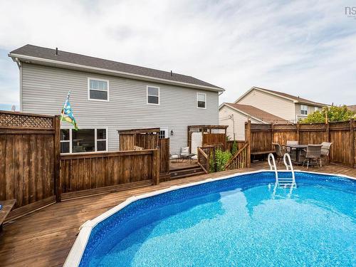 37 Pearl Drive, Colby, NS - Outdoor With Above Ground Pool With Deck Patio Veranda With Exterior