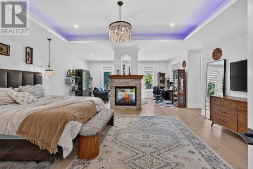 86 Macdonnell Street, Kingston (Central City East), ON - Indoor Photo Showing Bedroom With Fireplace