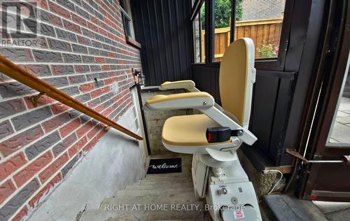 Installed exterior chair lift for easy access. - 1665 Asgard Drive, Mississauga, ON - Outdoor
