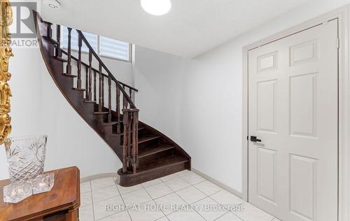 Interior stairs to finished basement. - 1665 Asgard Drive, Mississauga, ON - Indoor Photo Showing Other Room