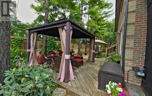 Covered gazebo for outdoor entertaining. - 1665 Asgard Drive, Mississauga, ON - Outdoor