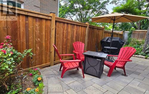 Private side entrance to a fully fenced backyard. - 1665 Asgard Drive, Mississauga, ON - Outdoor With Deck Patio Veranda